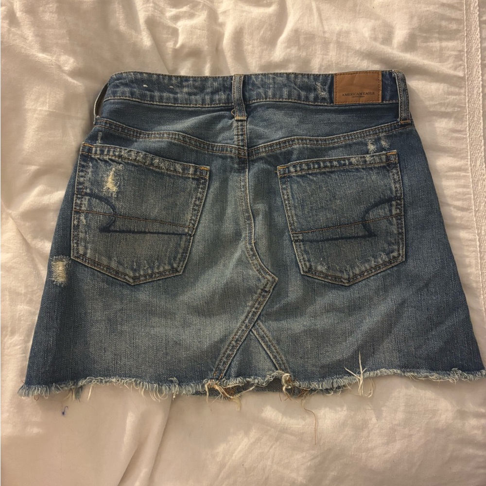 American Eagle Denim Mini Skirt
